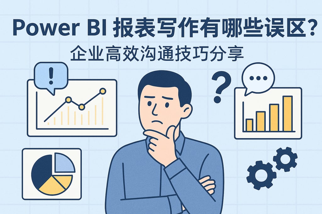 Power BI报表写作有哪些误区？企业高效沟通技巧分享
